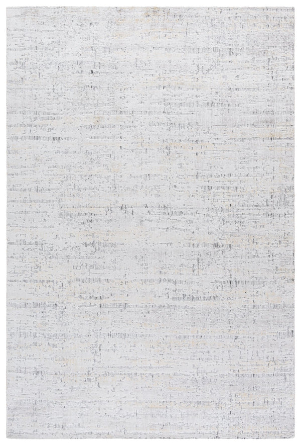 Safavieh Bedford Hand-Loomed 6X9 Grey & Gold Abstract Rug — Low 1/4" Pile, Viscose-Cotton-Wool Blend, Modern Elegance BFD201D-6
