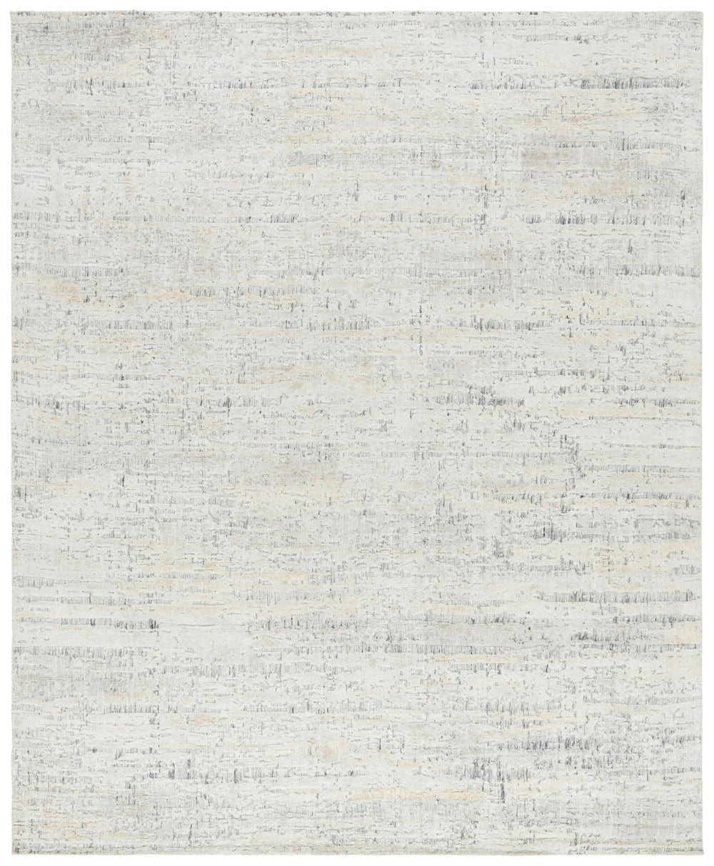 Safavieh Bedford Hand-Loomed 6X9 Grey & Gold Abstract Rug — Low 1/4" Pile, Viscose-Cotton-Wool Blend, Modern Elegance BFD201D-6