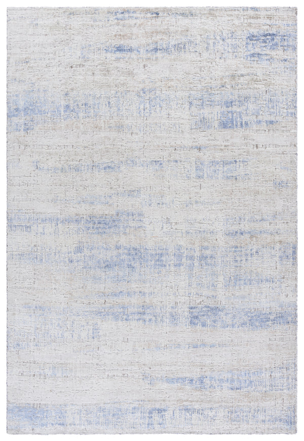 Safavieh Bedford Modern Area Rug - Hand Loomed Artisanal Design For Elegant Living Spaces And Comfort Grey ,Blue 68% Viscose,20% Cotton,12% Wool Bfd201m-9