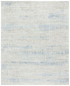 Safavieh Bedford Hand-Loomed 6X9 Grey-Blue Area Rug — Low Pile Distressed Texture, Viscose-Cotton-Wool Blend BFD201M-6