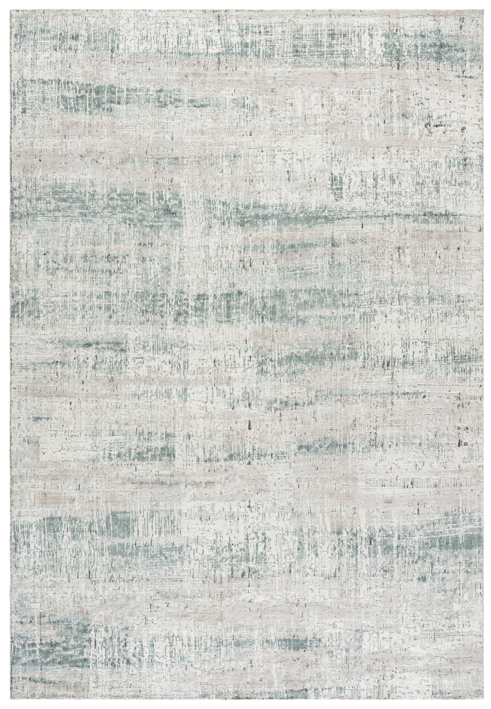 Safavieh Bedford Modern Area Rug - Hand Loomed Artisanal Design For Elegant Living Spaces And Comfort Grey ,Green 68% Viscose,20% Cotton,12% Wool Bfd201y-9