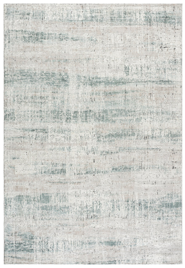Safavieh Bedford Modern Area Rug - Hand Loomed Artisanal Design For Elegant Living Spaces And Comfort Grey ,Green 68% Viscose,20% Cotton,12% Wool Bfd201y-9
