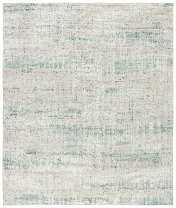 Safavieh Bedford Modern Area Rug - Hand Loomed Artisanal Design For Elegant Living Spaces And Comfort Grey ,Green 68% Viscose,20% Cotton,12% Wool Bfd201y-9