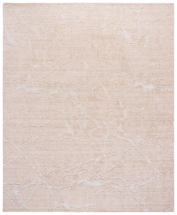 Safavieh Bedford Hand Loomed Neutral Area Rug Low Pile Artisan Wool Blend for Modern Interiors Beige 9'-0" x 12'-0" BFD301B-9