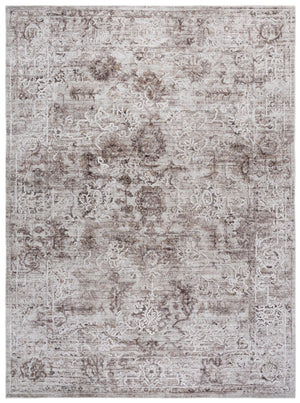 Safavieh Bedford Hand‑Loomed Beige Brown Area Rug — Soft Viscose‑Cotton Blend, Low‑Profile Elegant Texture 6'-0" x 9'-0" BFD401T-6