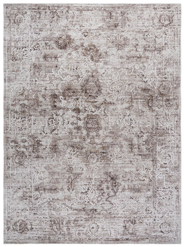 Safavieh Bedford Hand-Loomed Beige Brown Area Rug 8X10 Low-Profile Viscose-Cotton Soft Sheen For Modern Spaces 8'-0" x 10'-0" BFD401T-8