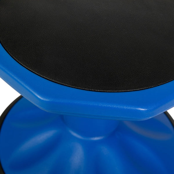 English Elm Lucas Active Flexible Stool for Kids – Encourages Movement, Focus, and Healthy Posture in Classrooms Blue BFT-9001F-14-BL-GG