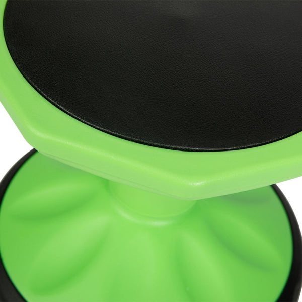 English Elm Lucas Active Flexible Stool for Kids – Encourages Movement, Focus, and Healthy Posture in Classrooms Green BFT-9001F-14-GRN-GG