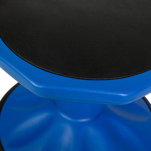 English Elm Lucas Fixed Height Kids Active Stool for Classroom & Home – Durable, Non-Skid, Ergonomic Design Blue BFT-9001F-16-BL-GG