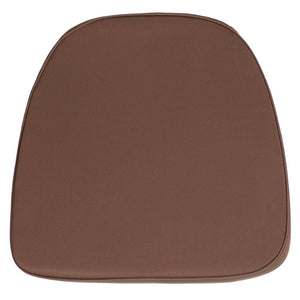English Elm Louise Soft Fabric Chiavari Chair Cushion for Ultimate Comfort & Easy Maintenance – Perfect for Events Brown BH-BRN-GG