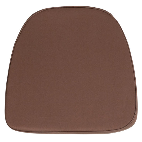 English Elm Louise Soft Fabric Chiavari Chair Cushion for Ultimate Comfort & Easy Maintenance – Perfect for Events Brown BH-BRN-GG