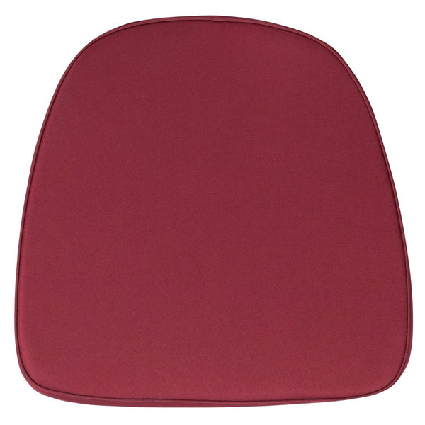 English Elm Louise Soft Fabric Chiavari Chair Cushion for Ultimate Comfort & Easy Maintenance – Perfect for Events Burgundy BH-BURG-GG