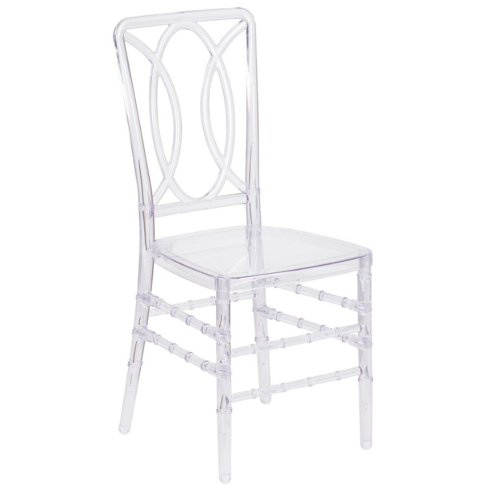 English Elm Flash Crystal Ice Stacking Chair - Elegant, UV Resistant Event Seating for Weddings & Receptions BH-H007-CRYSTAL-GG