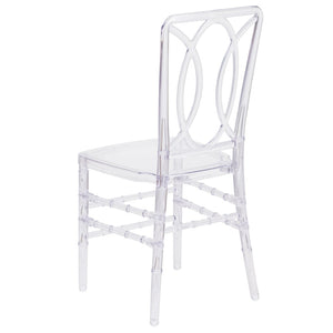 English Elm Flash Crystal Ice Stacking Chair - Elegant, UV Resistant Event Seating for Weddings & Receptions BH-H007-CRYSTAL-GG