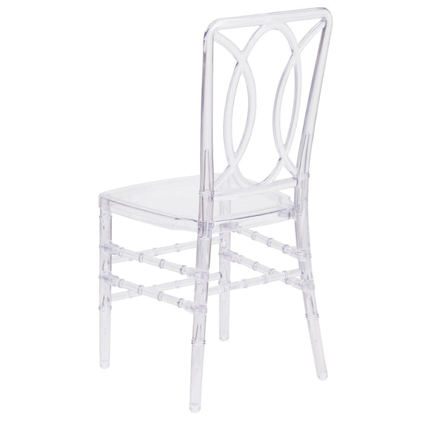 English Elm Flash Crystal Ice Stacking Chair - Elegant, UV Resistant Event Seating for Weddings & Receptions BH-H007-CRYSTAL-GG