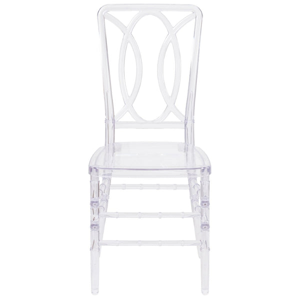 English Elm Flash Crystal Ice Stacking Chair - Elegant, UV Resistant Event Seating for Weddings & Receptions BH-H007-CRYSTAL-GG