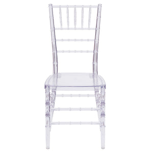 English Elm Flash Crystal Ice Chiavari Chair - Elegant, Durable, Stackable Design for Events and Dining Spaces BH-ICE-CRYSTAL-GG