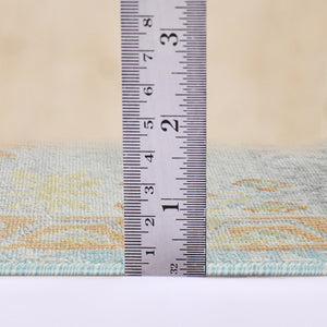 Amer Rugs Bohemian Classic Bordered Area Rug - Stylish Indoor-outdoor Decor With Durable Fast-drying Design Aqua,Beige Polypropylene Bhm30203