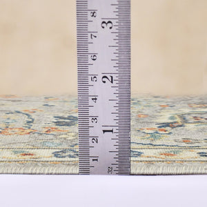 Amer Rugs Bohemian Classic Floral Indoor-outdoor Area Rug – Durable, Chic Design For Any Space, Fast-drying Gray Polypropylene Bhm60203