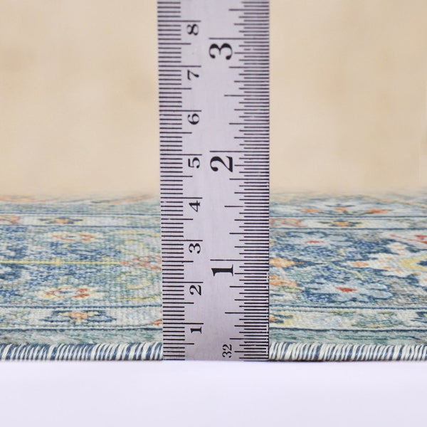 Amer Rugs Bohemian Classic Bordered Area Rug - Stylish Indoor-outdoor Decor With Durable Fast-drying Design Blue Polypropylene Bhm70203