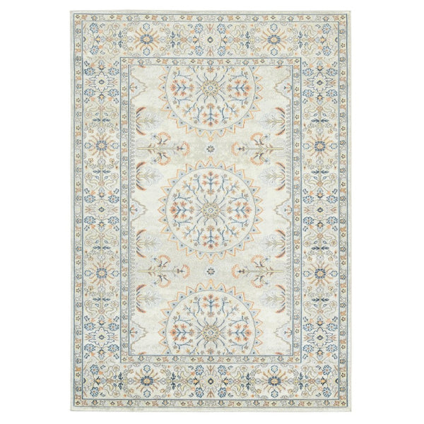 Amer Rugs Bohemian Classic Bordered Area Rug - Stylish Indoor-outdoor Decor With Durable Fast-drying Design Beige Polypropylene Bhm80203