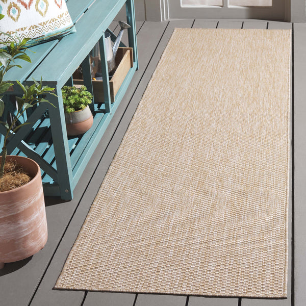 Safavieh Beach House 260b Stylish Runner Rug For Elegant Spaces - Durable, Soft, And Versatile Décor Solution Natural 85% Polypropylene,15% Polyester Bhs260b-5