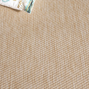 Safavieh Beach House Solid Neutral Low Pile Rug for Large Living Spaces Polypropylene Blend Unfinished 3'-0" x 5'-0" BHS260B-3