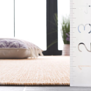 Safavieh Beach House Solid Neutral Low Pile Rug for Large Living Spaces Polypropylene Blend Unfinished 3'-0" x 5'-0" BHS260B-3