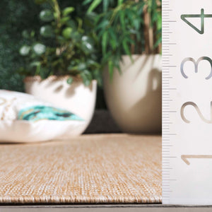 Safavieh Beach House 260b Stylish Runner Rug For Elegant Spaces - Durable, Soft, And Versatile Décor Solution Natural 85% Polypropylene,15% Polyester Bhs260b-5