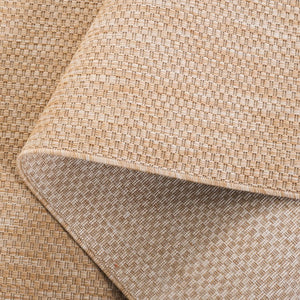 Safavieh Beach House Solid Neutral Low Pile Rug for Large Living Spaces Polypropylene Blend Unfinished 6'-0" x 9'-0" BHS260B-6