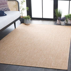 Safavieh Beach House Solid Neutral Low Pile Rug for Large Living Spaces Polypropylene Blend Unfinished 6'-0" x 9'-0" BHS260B-6