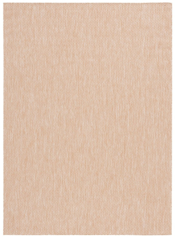 Safavieh Beach House Solid Neutral Low Pile Rug for Large Living Spaces Polypropylene Blend Unfinished 6'-0" x 9'-0" BHS260B-6