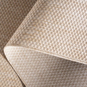 Safavieh Beach House Solid Neutral Low Pile Rug for Large Living Spaces Polypropylene Blend Unfinished 6'-0" x 9'-0" BHS260B-6