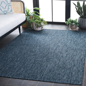 Safavieh Beach House 260b Stylish Runner Rug For Elegant Spaces - Durable, Soft, And Versatile Décor Solution Navy 85% Polypropylene,15% Polyester Bhs260n-8