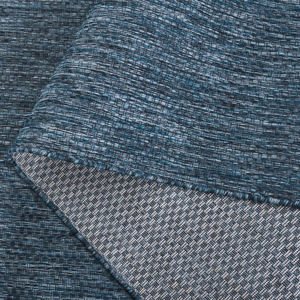 Safavieh Beach House Solid Neutral Low Pile Rug for Large Living Spaces Polypropylene Blend Navy 6'-0" x 9'-0" BHS260N-6