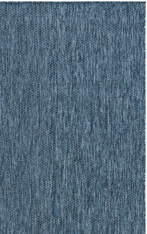Safavieh Beach House Solid Neutral Low Pile Rug for Large Living Spaces Polypropylene Blend Navy 6'-0" x 9'-0" BHS260N-6