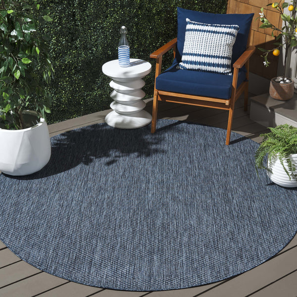 Safavieh Beach House 260b Stylish Runner Rug For Elegant Spaces - Durable, Soft, And Versatile Décor Solution Navy 85% Polypropylene,15% Polyester Bhs260n-8