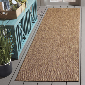 Safavieh Beach House 260b Stylish Runner Rug For Elegant Spaces - Durable, Soft, And Versatile Décor Solution Brown 85% Polypropylene,15% Polyester Bhs260t-8