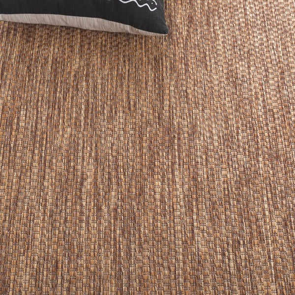 Safavieh Beach House Solid Neutral Low Pile Rug for Large Living Spaces Polypropylene Blend Brown 3'-0" x 5'-0" BHS260T-3