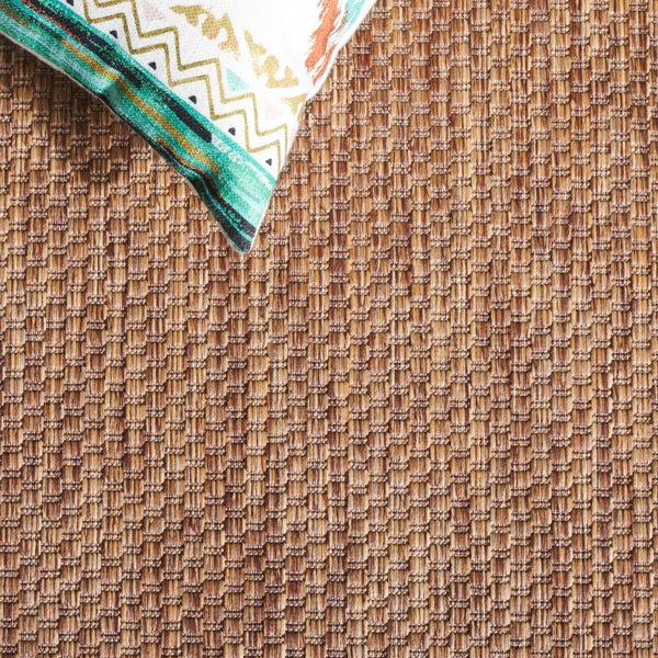 Safavieh Beach House Solid Neutral Low Pile Rug for Large Living Spaces Polypropylene Blend Brown 3'-0" x 5'-0" BHS260T-3