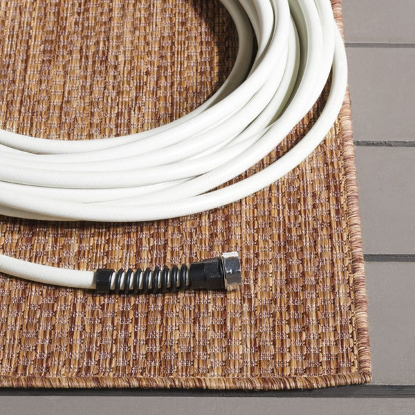 Safavieh Beach House Solid Neutral Low Pile Rug for Large Living Spaces Polypropylene Blend Brown 3'-0" x 5'-0" BHS260T-3