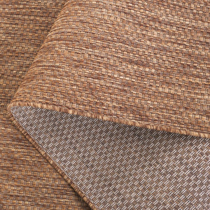 Safavieh Beach House 260b Stylish Runner Rug For Elegant Spaces - Durable, Soft, And Versatile Décor Solution Brown 85% Polypropylene,15% Polyester Bhs260t-8