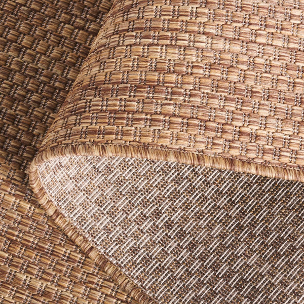 Safavieh Beach House 260b Stylish Runner Rug For Elegant Spaces - Durable, Soft, And Versatile Décor Solution Brown 85% Polypropylene,15% Polyester Bhs260t-8