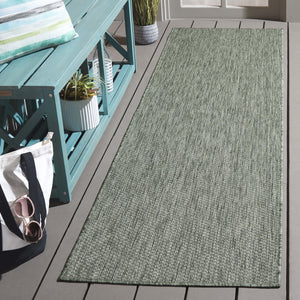 Safavieh Beach House 260b Stylish Runner Rug For Elegant Spaces - Durable, Soft, And Versatile Décor Solution Green 85% Polypropylene,15% Polyester Bhs260y-5