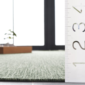 Safavieh Beach House 260b Stylish Runner Rug For Elegant Spaces - Durable, Soft, And Versatile Décor Solution Green 85% Polypropylene,15% Polyester Bhs260y-5