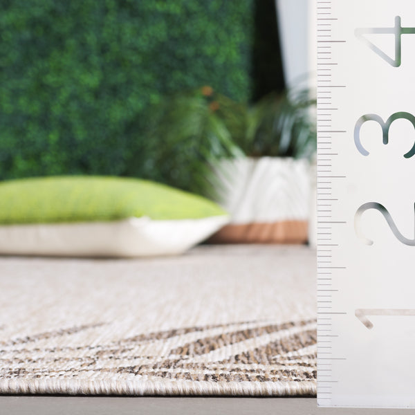 Safavieh Beach House 262b Luxurious Beige/Brown Area Rug – Perfect For Coastal Décor & Comfort Style Beige ,Brown 85% Polypropylene,15% Polyester Bhs262b-5