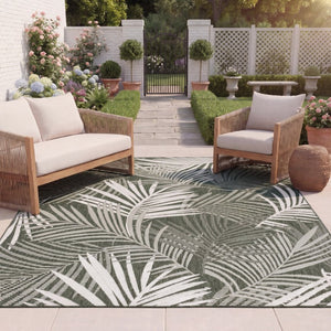 Safavieh Beach House Geometric Runner Rug Power Loomed Polypropylene Hallway Entryway Accent 9'-0" x 12'-0" BHS264Y-9