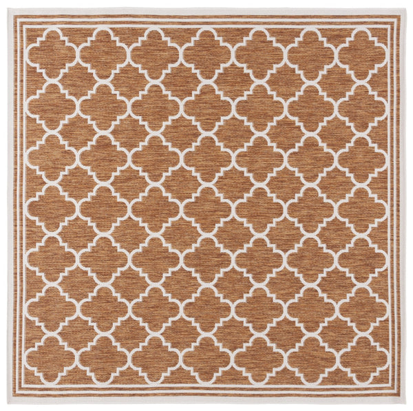 Safavieh Beach House Stylish Area Rug For Modern Decor, Durable Polypropylene & Polyester Blend, Large Size Brown ,Ivory 85% Polypropylene,15% Polyester Bhs266t-26