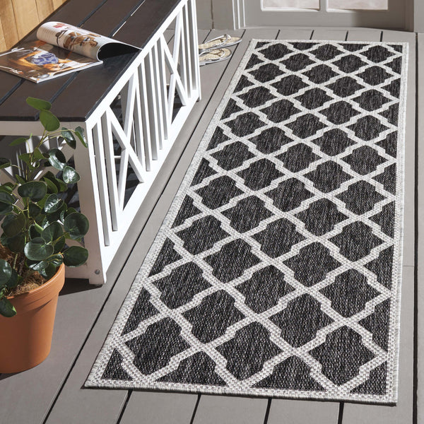 Safavieh Beach House Durable Polypropylene Runner Rug In Stylish Grey For Elegant Home Decor And Comfort Charcoal ,Grey 85% Polypropylene,15% Polyester Bhs268h-7r
