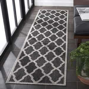 Safavieh Beach House Durable Polypropylene Runner Rug In Stylish Grey For Elegant Home Decor And Comfort Charcoal ,Grey 85% Polypropylene,15% Polyester Bhs268h-7r